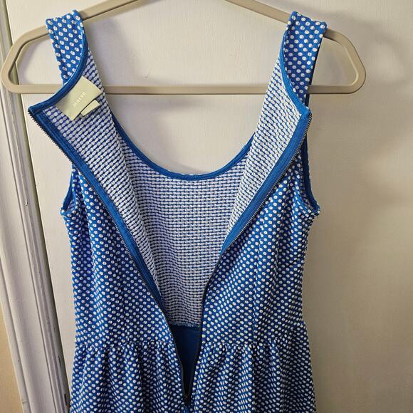 NwoT Anthropologie Maeve Textured Caldera Dress Polka Dot Sz S Coquette Twee - Picture 7 of 7